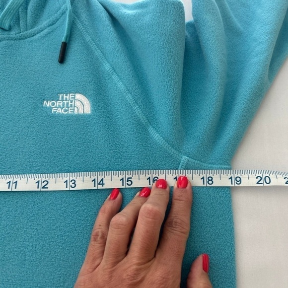 (NWT) The North Face Women's 100 Glacier Full-Zip Hoodie in Maui Blue, Small - Picture 5 of 16